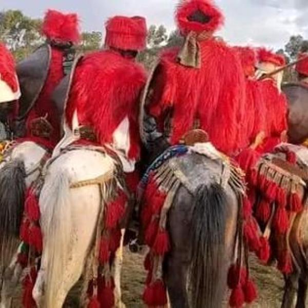 King's Day of St. Mercureus in Debretabor city